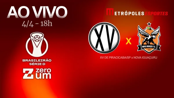 Série D Zeroum: assista a XV de Piracicaba-SP x Nova Iguaçu-RJ ao vivo