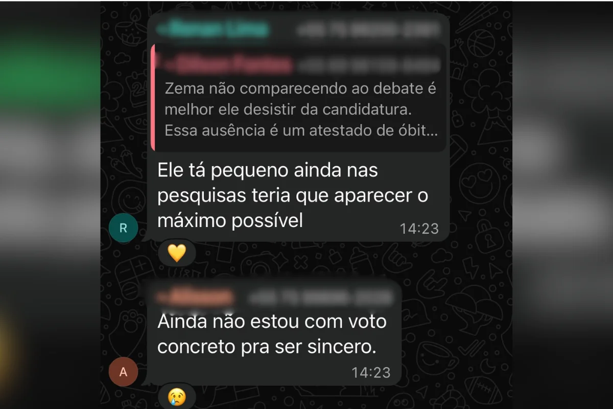 Ausência de Zema em debate gera críticas e ameaça perda de votos Ausência de Zema em debate gera críticas e ameaça perda de votos