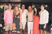 Gilberto Salomão Neto, Maria Valentina, Márcio, Gilberto, Maria Victória e Marcos Salomão