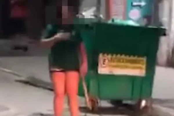 Imagem colorida de mulher que agrediu mtorista de app - Metrópoles