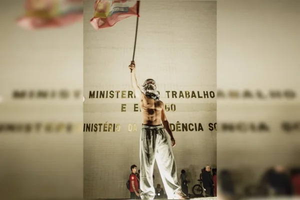 Manifestação na Esplanada