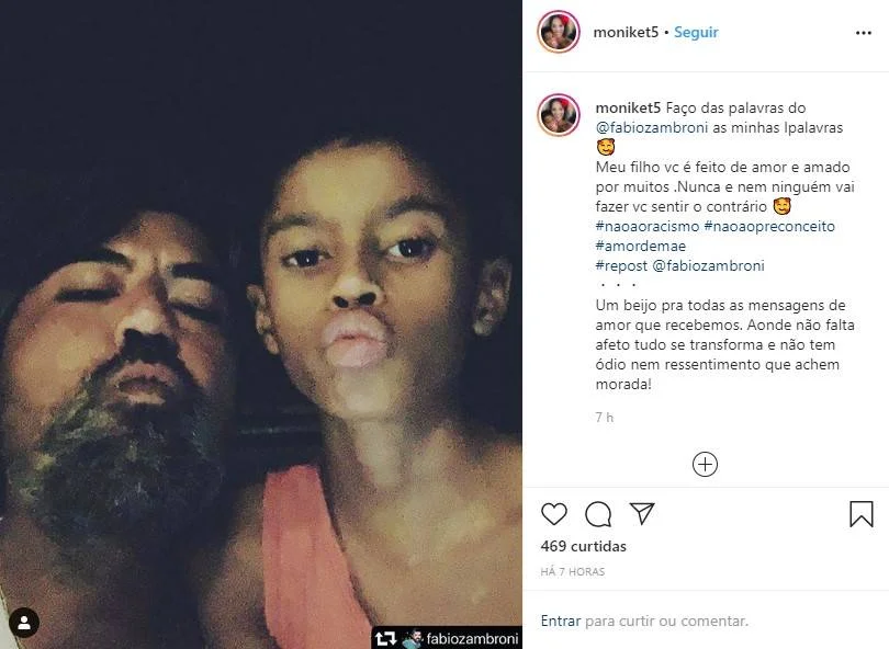 Filho de produtores da Globo e Record é alvo de racismo no RJ - imagem 3 Filho de produtores da Globo e Record é alvo de racismo no RJ - imagem 3