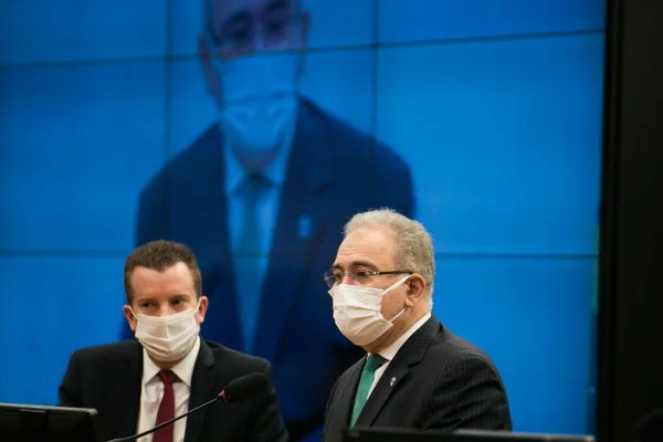 Ministro da Saúde, Marcelo Queiroga, participa da Audiência Pública da Comissão de Fiscalização Financeira e Controle da Câmara dos Deputados