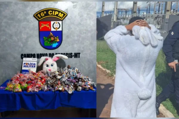 Imagem colorida, Grupo distribuía kits de doces para crianças da região de Mato Grosso- Metrópoles