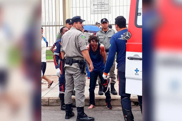 Aparecida de Goiânia: homem esfaqueia quatro pessoas em igreja