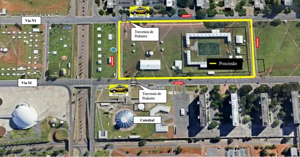 Confira como fica o trânsito na Esplanada no feriado de Corpus Christi