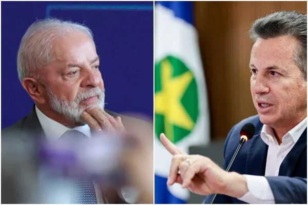 Presidente Lula e o governador do MT, Mauro Mendes