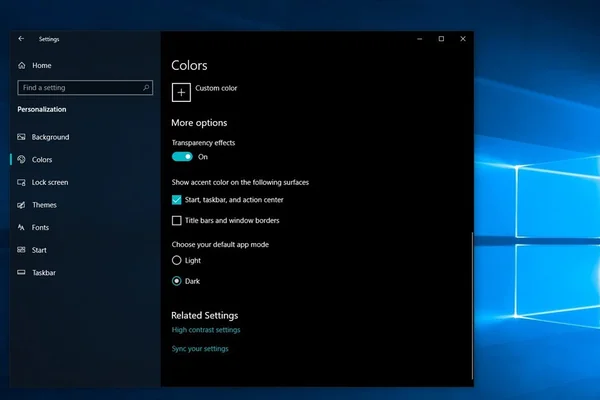 Como ativar o modo escuro no Windows 10