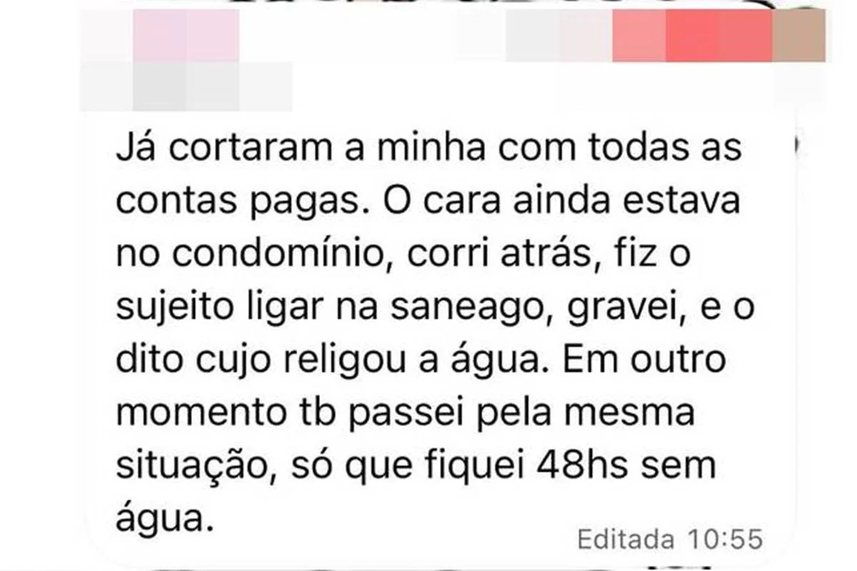 Moradores de Valparaíso denunciam cortes indevidos de água em condomínio - imagem 3 Moradores de Valparaíso denunciam cortes indevidos de água em condomínio - imagem 3