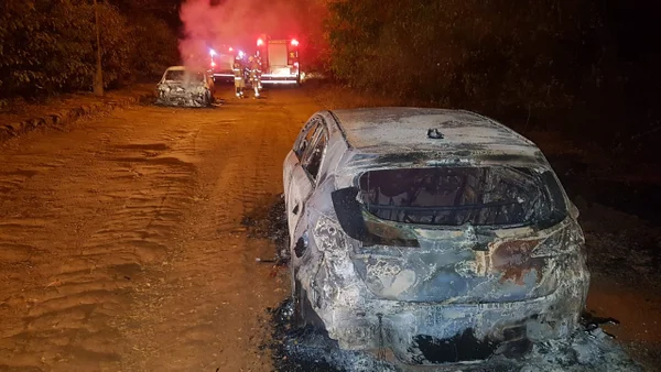 carro queimado