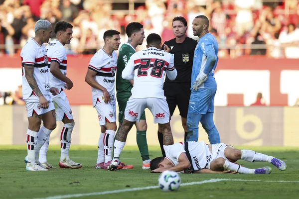 CBF divulga áudio do VAR de lance polêmico em São Paulo x Palmeiras