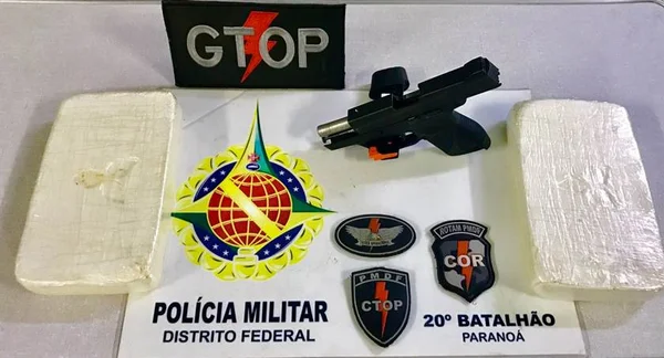 Homem é preso com cocaína avaliada em R$ 40 mil escondida em vaso
