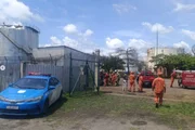 forças de segurança mobilizadas após a explosão do tanque de ecombusível forças de segurança mobilizadas após a explosão do tanque de ecombusível