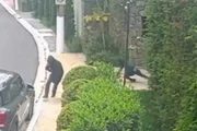 Criminoso caiu durante invasão a mansão da família Abravanel no Morumbi (SP) Criminoso caiu durante invasão a mansão da família Abravanel no Morumbi (SP)