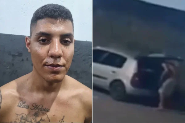 Imagem colorida mostra pai que matou filhas. Metrópoles
