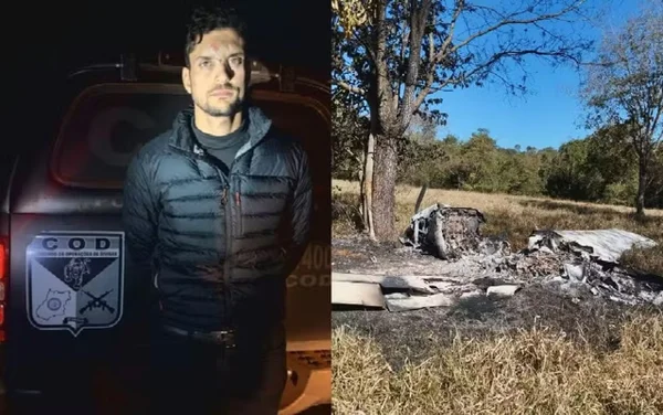 imagem colorida piloto avião cocaina goias