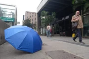 Pessoas em dia frio em São Paulo