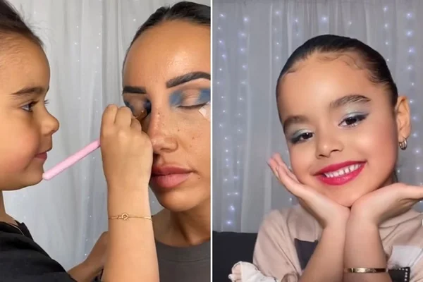 Menina de 5 anos impressiona web com maquiagens artísticas; veja vídeo