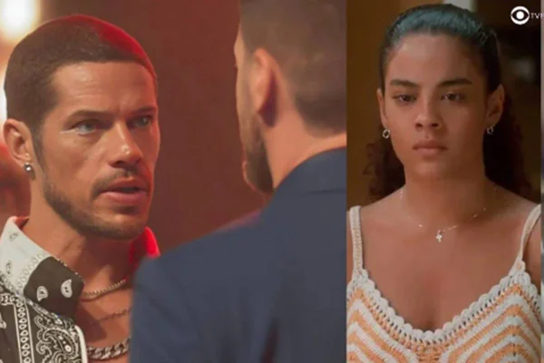 Imagem colorida de personagens da novela Vai na Fé - Metrópoles