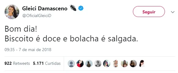 O tweet que começou a polêmica O tweet que começou a polêmica