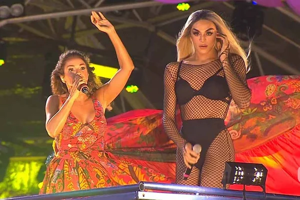 Daniela Mercury e Pabllo Vittar cantam no trio em Salvador