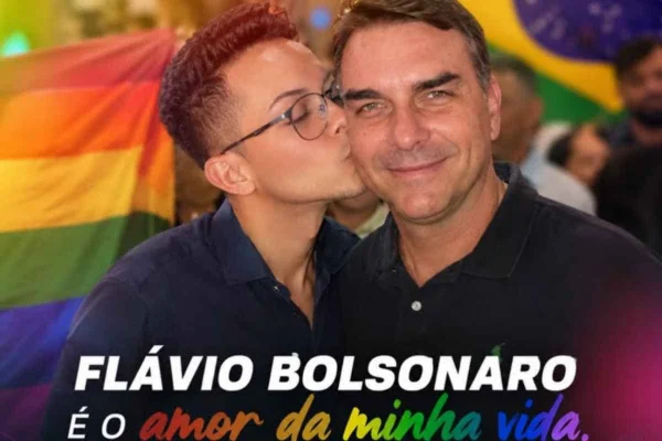 “Gay de Direita” diz que foi barrado, e Flávio Bolsonaro se desculpa