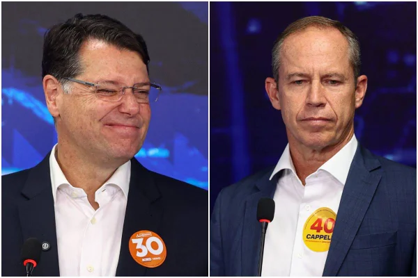 Kiko Caputo e Paulo Cappelli em debate do Correio Braziliense - Metrópoles