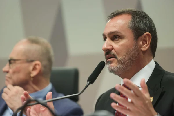 Comissão Parlamentar de Inquérito (CPI) do Crime ouve Andrei Rodrigues, diretor-Geral da Polícia Federal, e Leandro Almada, diretor de Inteligência da Corporação