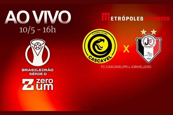 Série D ZeroUm: veja como foi vivo Cascavel-PR x Joinville-SC