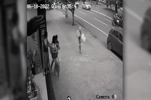 Vídeo: mulher viraliza após ser arrastada pelo vento em Campo Grande
