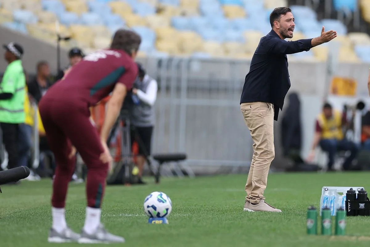 Fluminense x Botafogo - 25ª rodada do Campeonato Brasileiro -Zubeldía e Davide Ancelotti