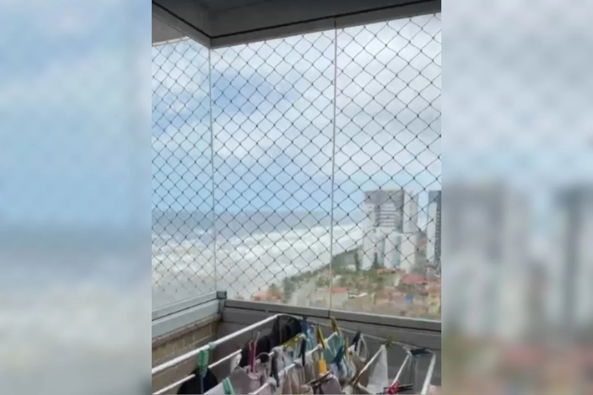 Apartamento em que "contador do PCC" foi preso fica à beira-mar. Apartamento em que "contador do PCC" foi preso fica à beira-mar.