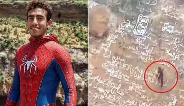 'Homem-Aranha do Iêmen' morre após escorregar durante acrobacia na cratera de vulcão - Metrópoles