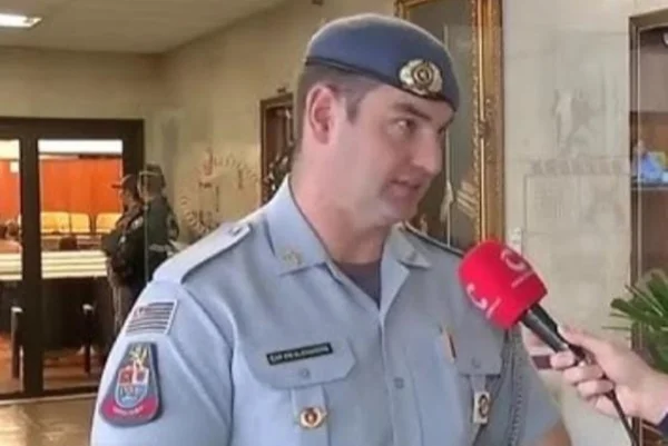 Capitão Alexandre Paulino Vieira, comandante da Assessoria Militar da Câmara de SP - Metrópoles