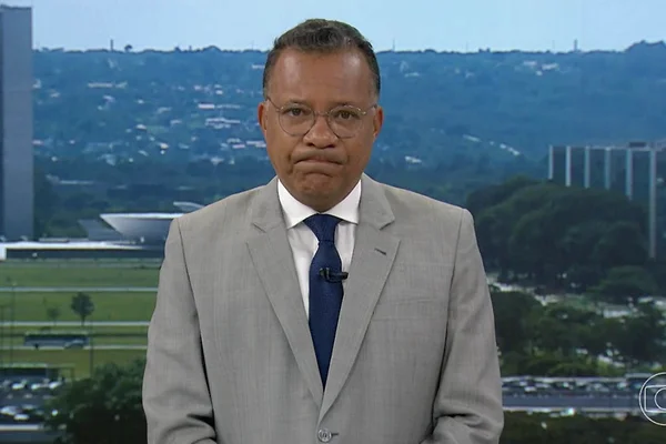 Heraldo Pereira chora ao vivo pela morte de Glória Maria - Metrópoles