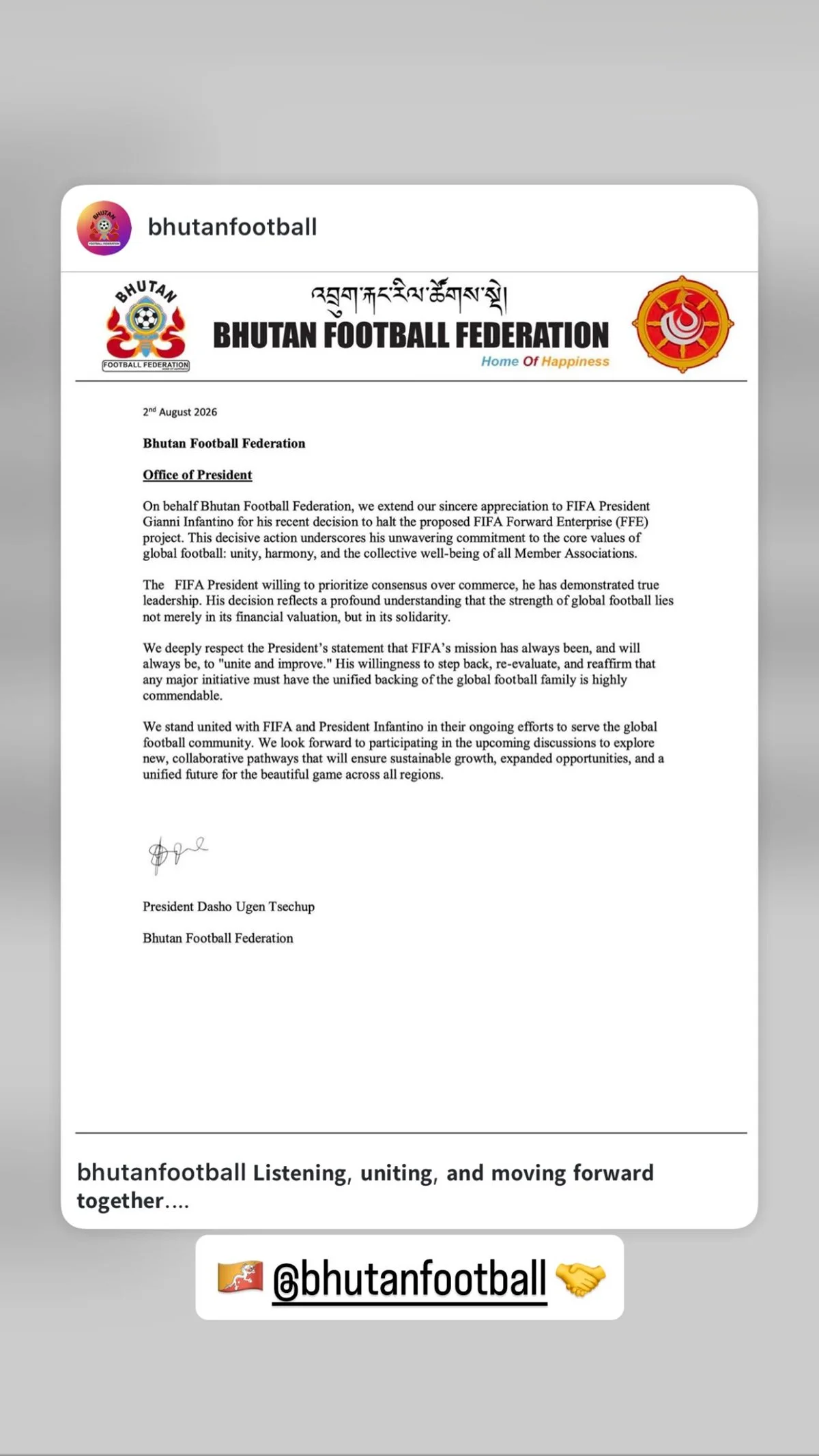 Fifa: Infantino mostra apoio de federações ao recuar em plano da FFE - imagem 5 Fifa: Infantino mostra apoio de federações ao recuar em plano da FFE - imagem 5