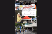 Manifestação em frente ao Centro Empresarial Itaú, no Jabaquara, contra demissões em massa