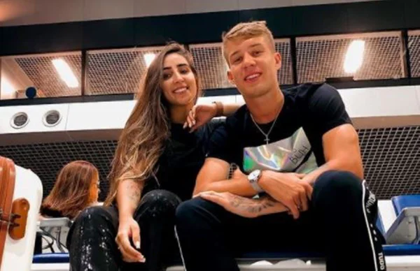 Jogador Charles do Ceará e a namorada Andressa