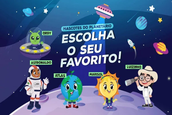 Planetário de Brasília escolhe novo mascote. Veja resultados