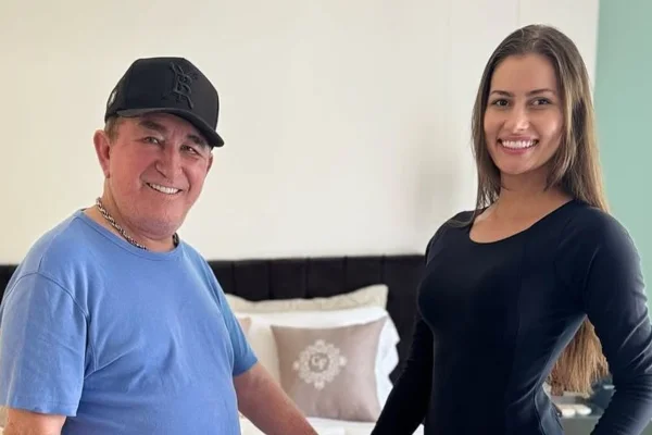 Amado Batista e a esposa, Calita Franciele