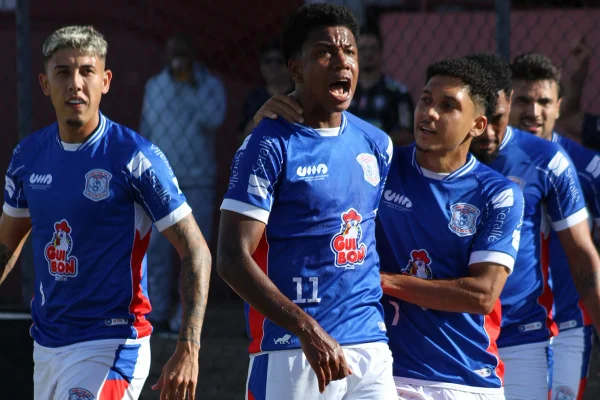 Jogadores do Cianorte comemoram gol na 13ª rodada do Brasileirão Will Bank Série D