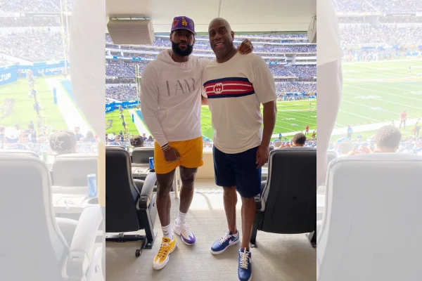 Magic Johnson chama LeBron James de “melhor da NBA” após encontro