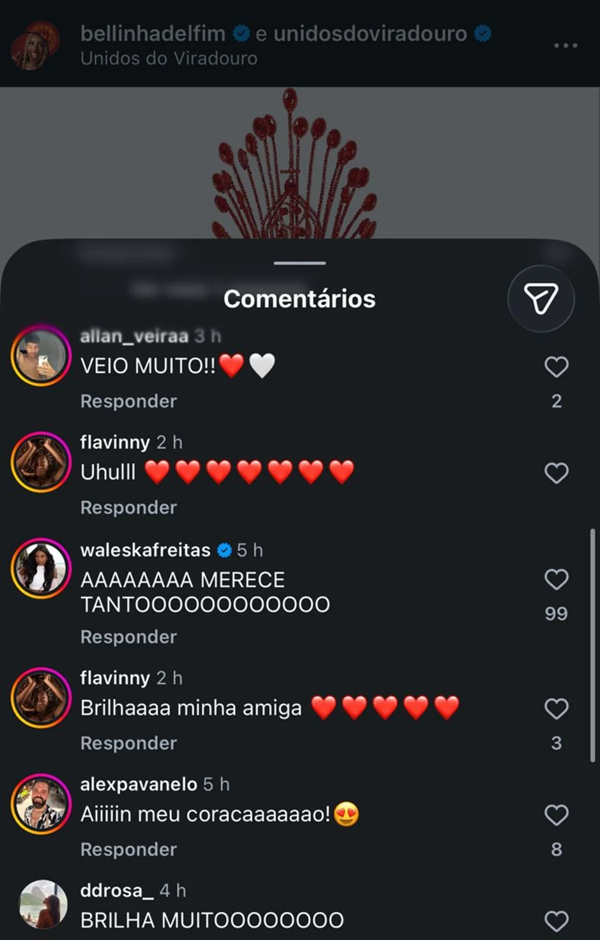 Como Bellinha Delfim herdou coroa de Juliana Paes com apoio da comunidade - imagem 6 Como Bellinha Delfim herdou coroa de Juliana Paes com apoio da comunidade - imagem 6