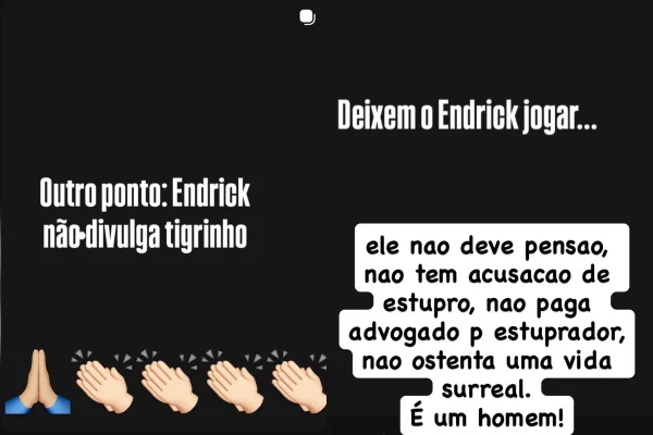 Luana Piovani cria teoria para Ancelotti deixar Endrick na reserva - destaque galeria Luana Piovani cria teoria para Ancelotti deixar Endrick na reserva - destaque galeria