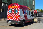 Corpo de Bombeiros Militar do DF prestou os primeiros-socorros à vítima 