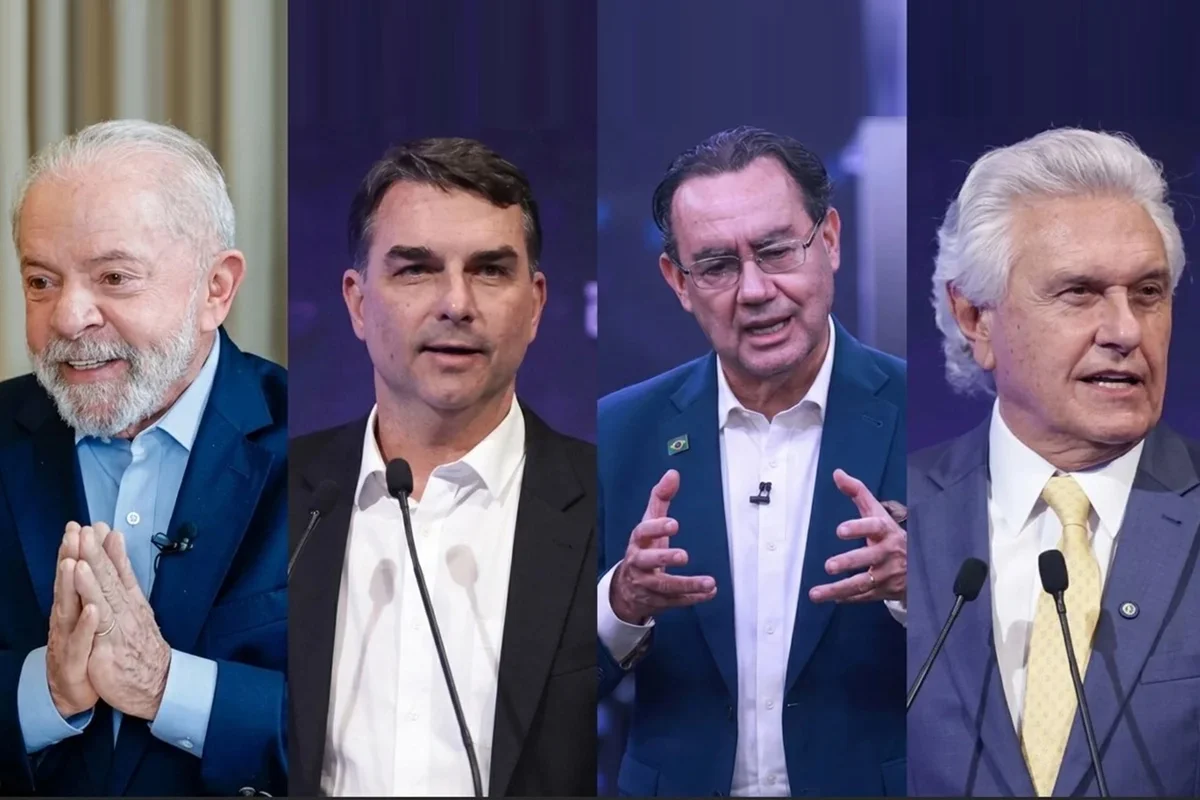 Sem Lula, Flávio confirma ida a último debate do 1º turno de olho em votos - imagem 5 Sem Lula, Flávio confirma ida a último debate do 1º turno de olho em votos - imagem 5
