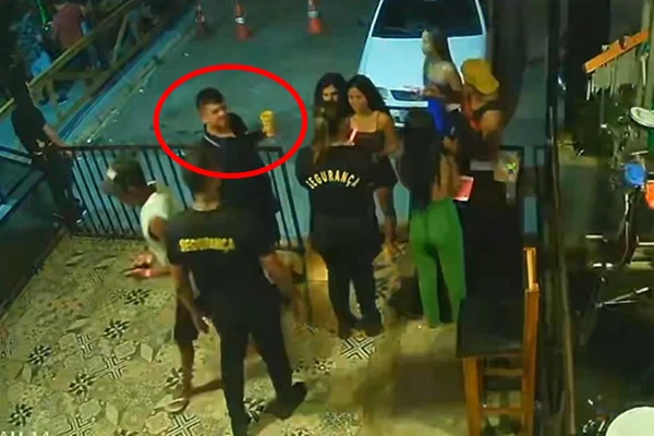 Vídeo mostra assassino em bar pouco antes de atirar em segurança no DF