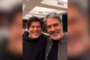 Paulo Ricardo e William Bonner