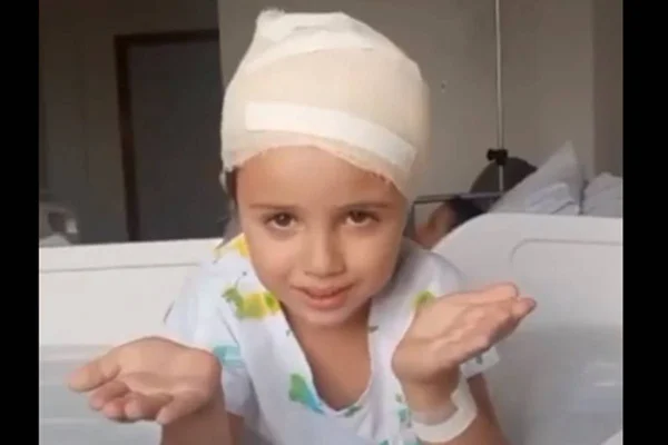 kaique freitas, 4 anos, que caiu de brinquedo inflável em rio verde, goiás