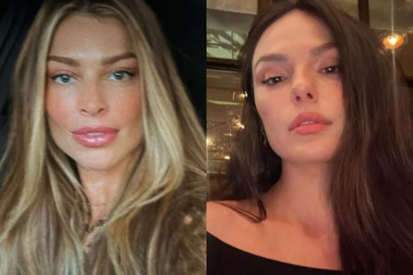 Montagem colorida de Grazi Massafera e Isis Valverde - Metrópoles